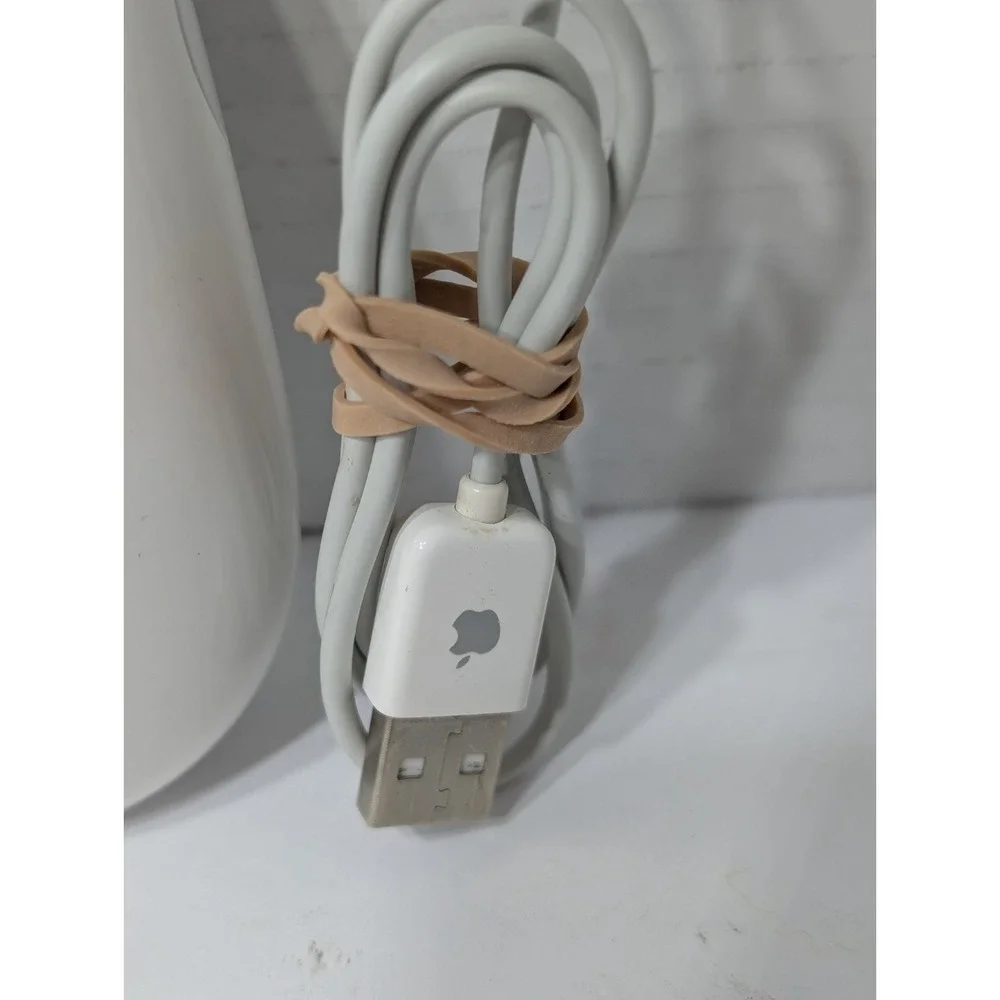 Apple Mighty Mouse Wired USB White Model A1152 Genuine OEM Tested and Working